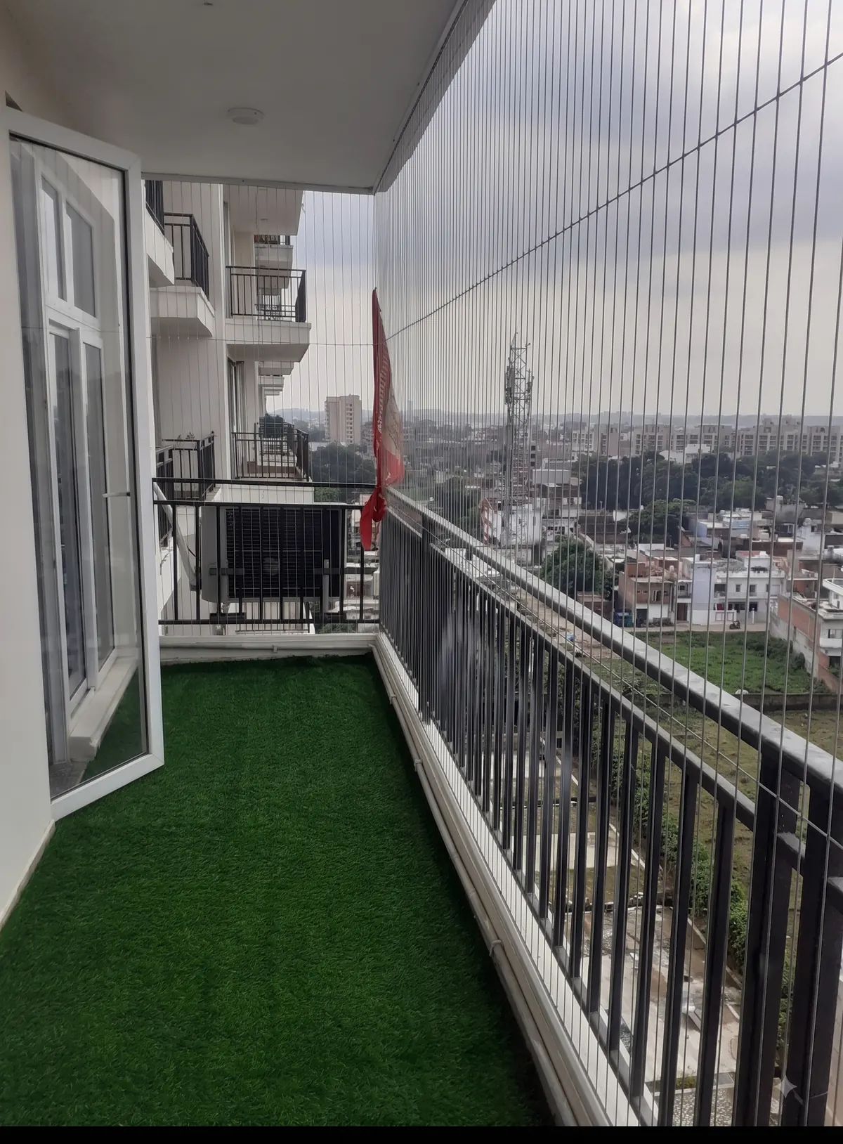 Mosquito net and invisible grill installation Pune balcony